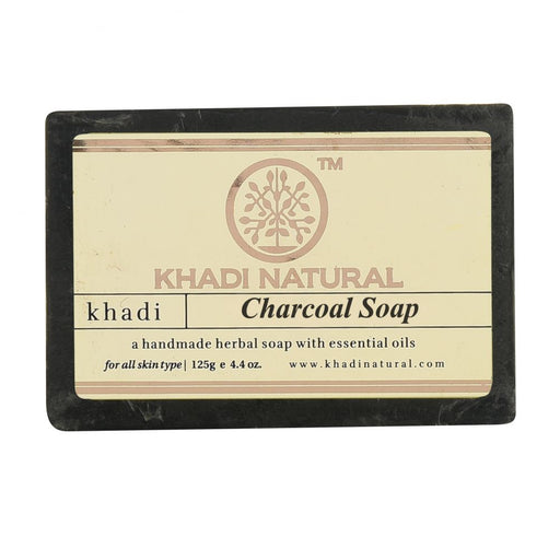 Khadi Natural Herbal Charcoal Soap 125g-1