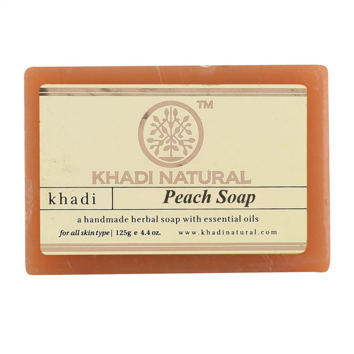 Khadi Natural Herbal Peach Soap 125g-1