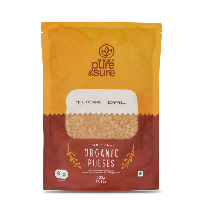 Pure&Sure, Organic Toor Dal, 500g