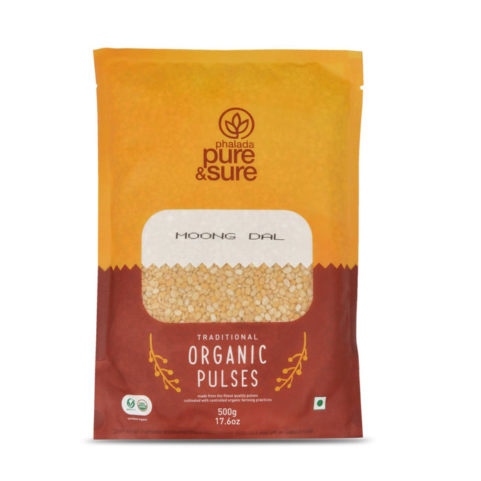 Pure&Sure, Organic Moong Dal, 500g-1