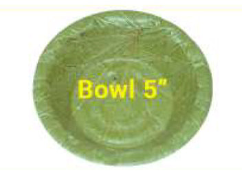 Leaf Bowl, 5 Inch, 25 Pack