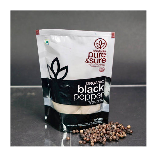 Pure&Sure Organic Black Pepper Powder, 100g-1