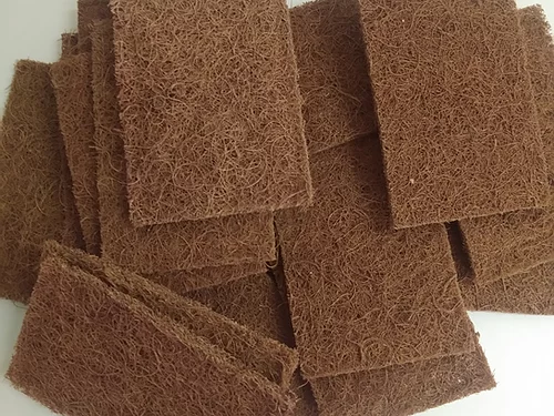 Coconut Kitchen Scrub Pads 4’’X3’’ (Pack of 3) - 2