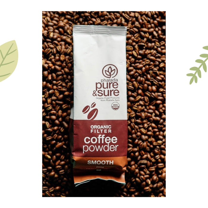 Pure&Sure Organic Coffee Powder Smooth, 200g