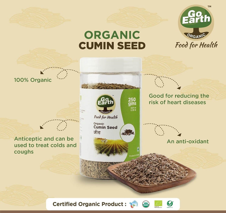 Go Earth Organic Cumin Seed 