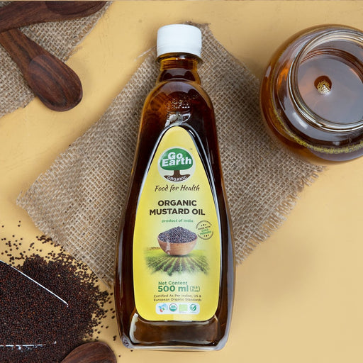 Go Earth Organic Mustard Oil 500ml - 1