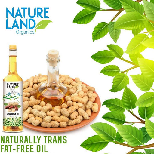 NatureLand Organic Groundnut Oil 1L-1