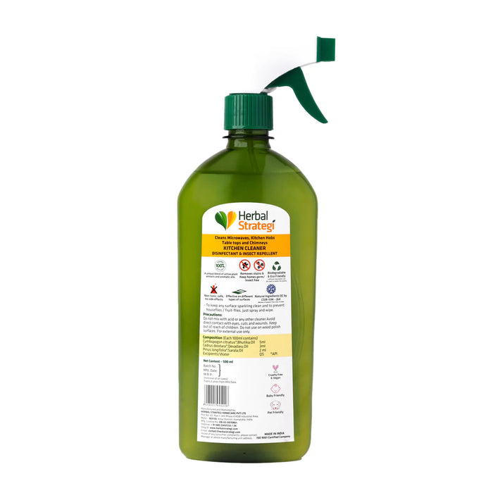 Herbal Strategi Kitchen Cleaner Spray 500ml — BasicBrowns