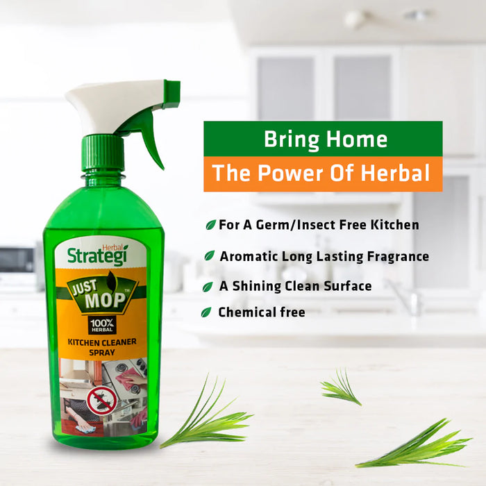 Herbal Strategi Kitchen Cleaner Spray, 500ml - 3