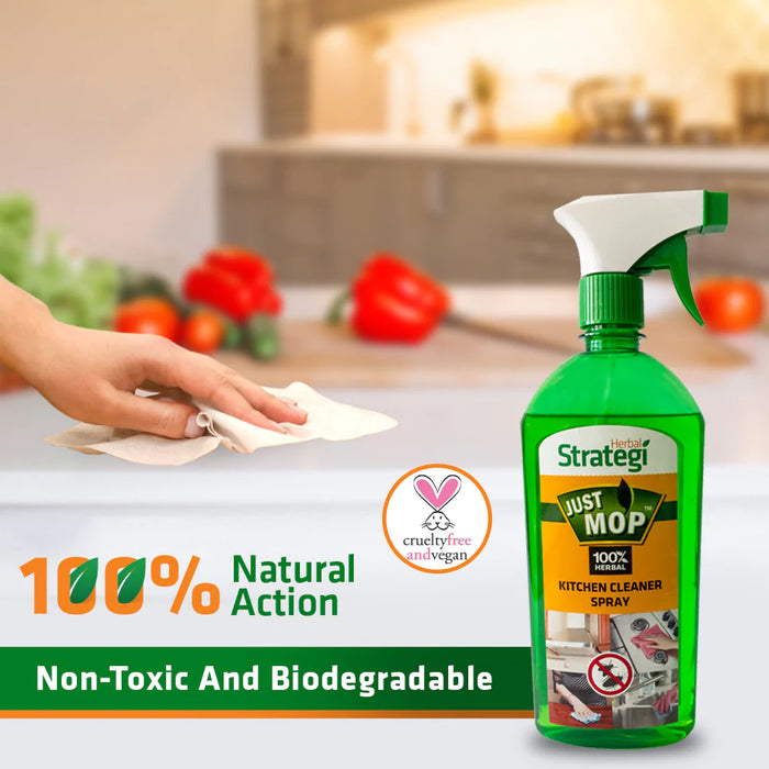 Herbal Strategi Kitchen Cleaner Spray, 500ml - 4
