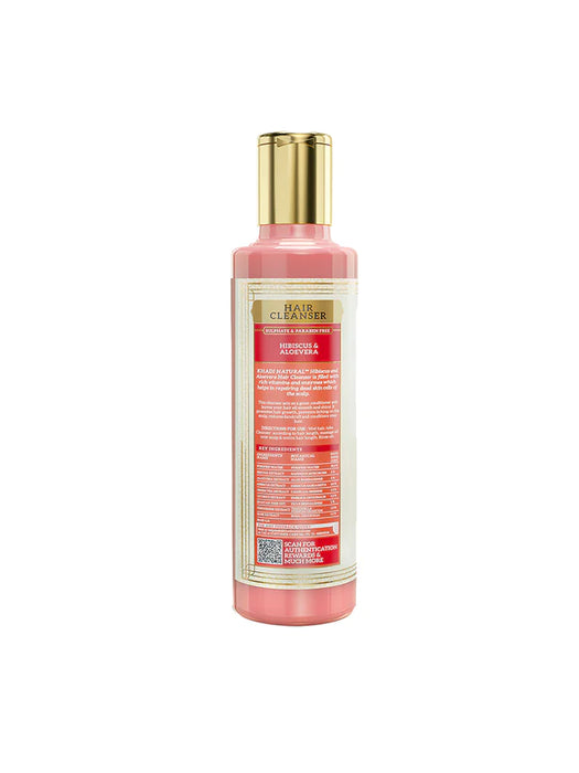 Khadi Natural Hibiscus & Aloevera Hair Cleanser 210ml-4