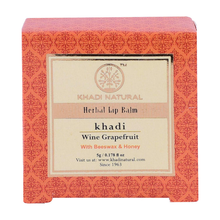 Khadi Natural Wine Grapefruit Lip Balm 5g_Khadi Lip Balm - 1