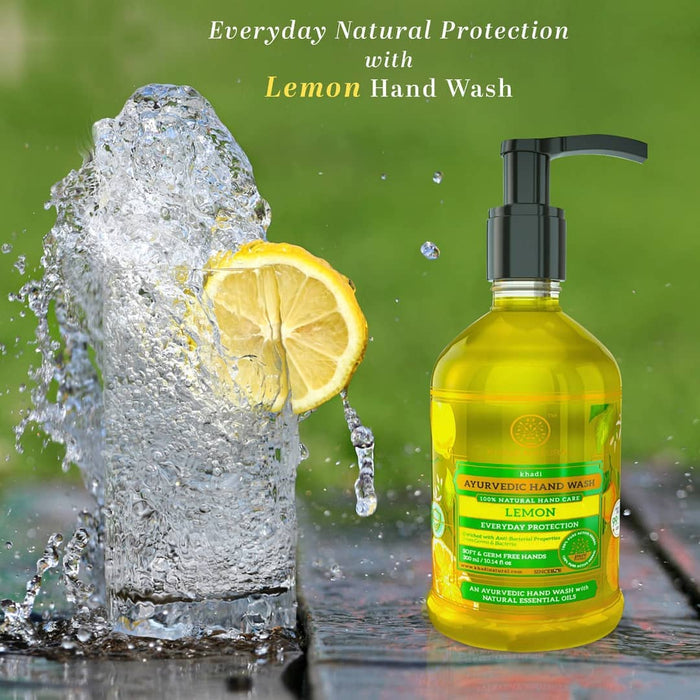 Khadi Natural Refreshing Lemon Hand Wash 300ml-1