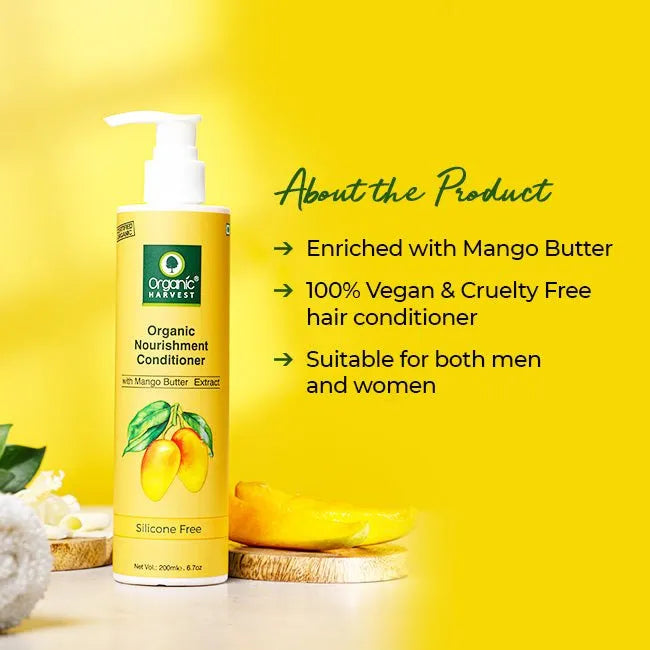 Organic Harvest Organic Nourishment Conditioner with Mango Butter Extract 200ml-3