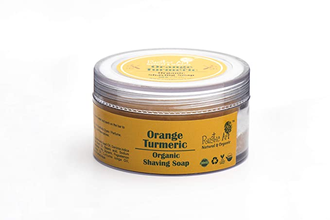 Rustic Art Orange Turmeric Shaving Soap 50g-4