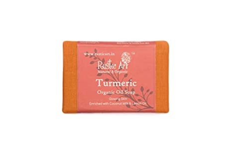 Rustic Art Turmeric Soap, 100g-4