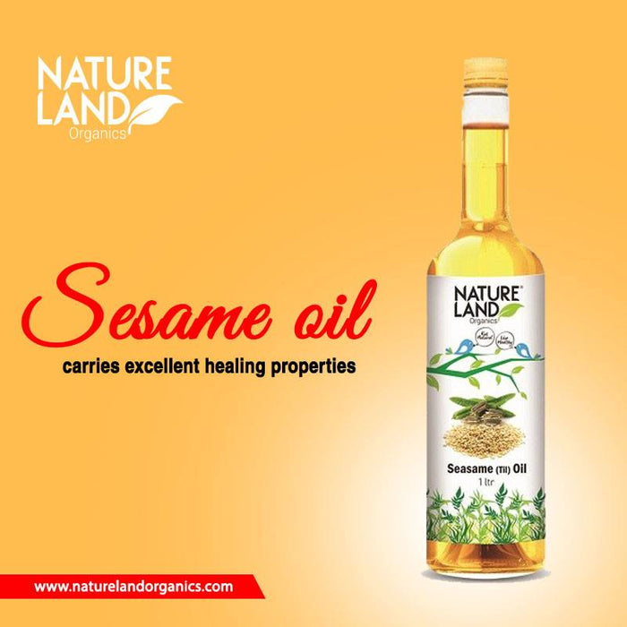 NatureLand Organic Sesame Oil 1L