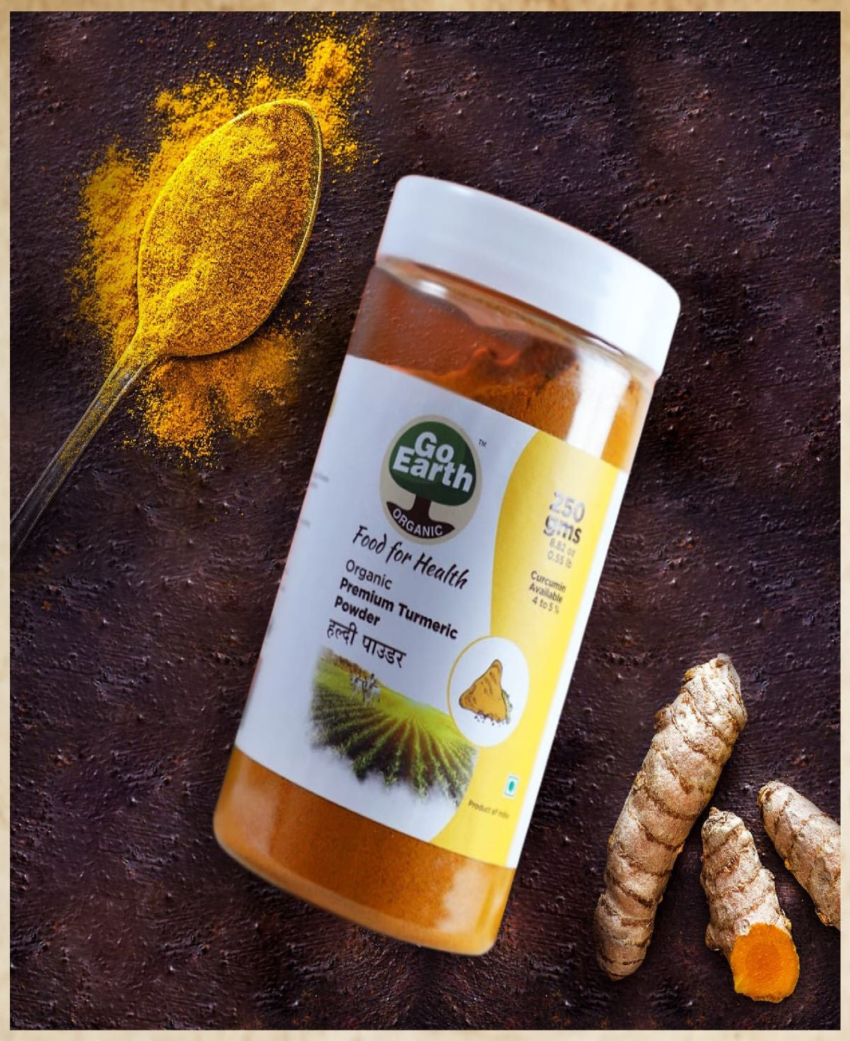 Turmeric Earth Go Earth Organic Turmeric Powder 250g — BasicBrowns