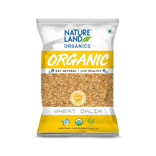 NatureLand Organic Wheat Dalia 500g-1