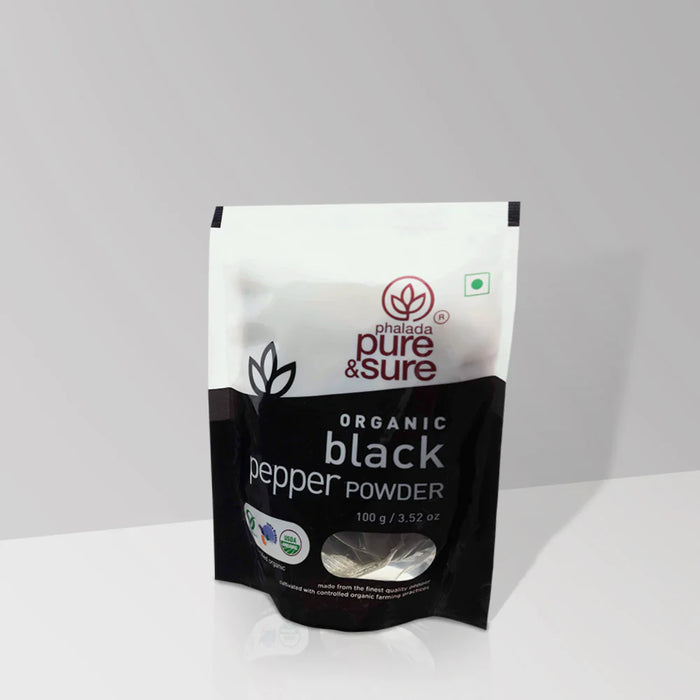 Pure&Sure Organic Black Pepper Powder, 100g-2