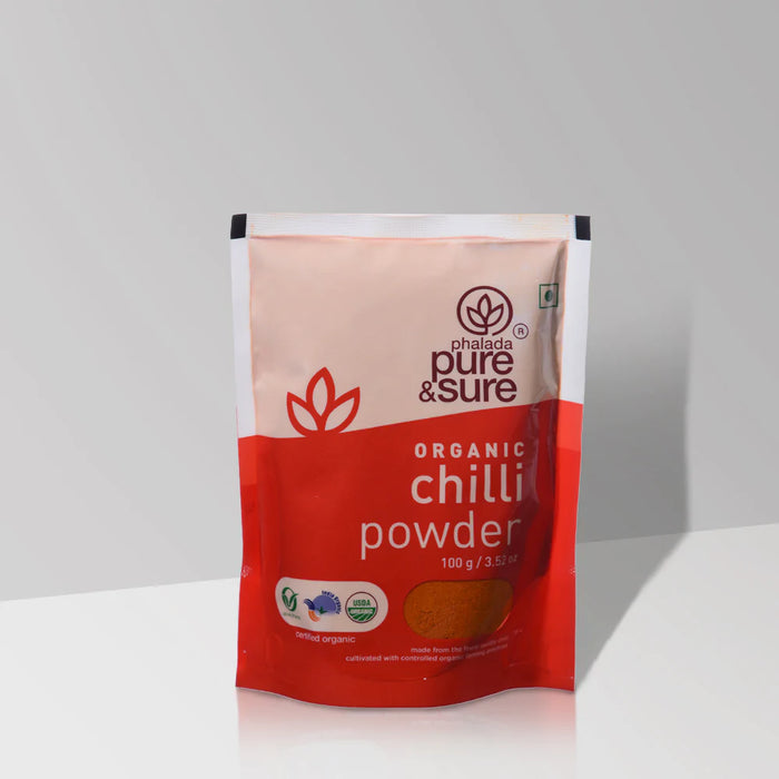 Pure&Sure Organic Red Chilly/Chilli Powder, 100g-2