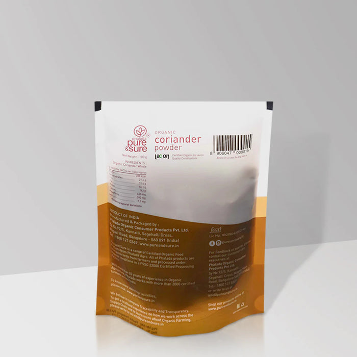 Pure&Sure, Organic Coriander Powder, 100g-3