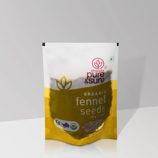 Pure&Sure, Organic Fennel Seeds, 100g-2