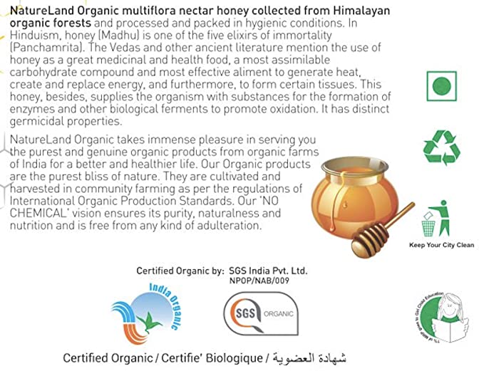 NatureLand Organic Honey 500g