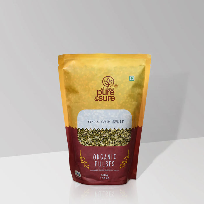 Pure&Sure Organic Green Gram Split 500g-2