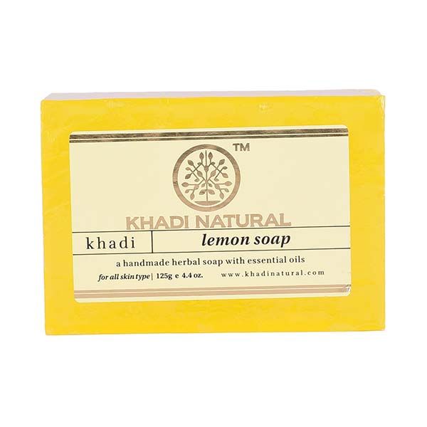 Khadi Natural Herbal Lemon Soap 125g-1