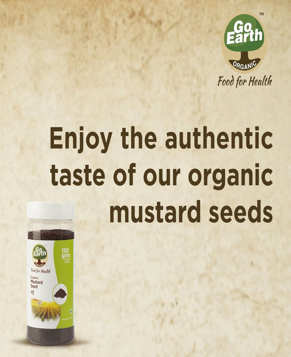 Go Earth Organic Mustard Seed 150g