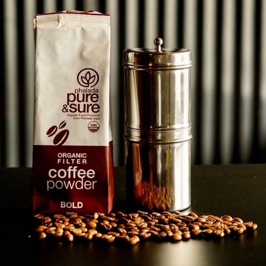 Pure&Sure Organic Coffee Powder Bold, 200g-2