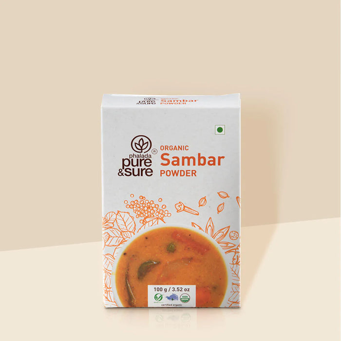Pure&Sure Organic Sambar Powder 100g-4