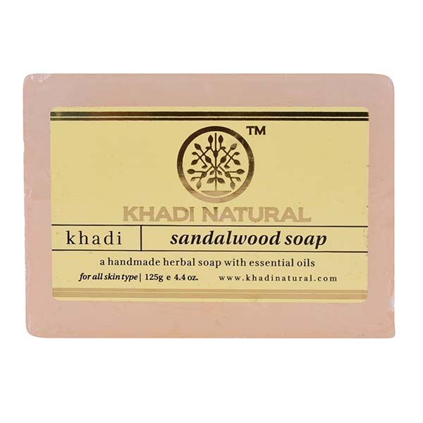 Khadi Natural Sandalwood Soap 125g-1