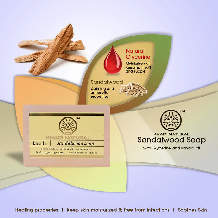 khadi natural sandalwood soap