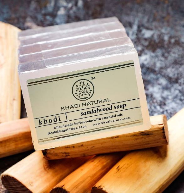 Khadi Natural Sandalwood Soap 125g-0